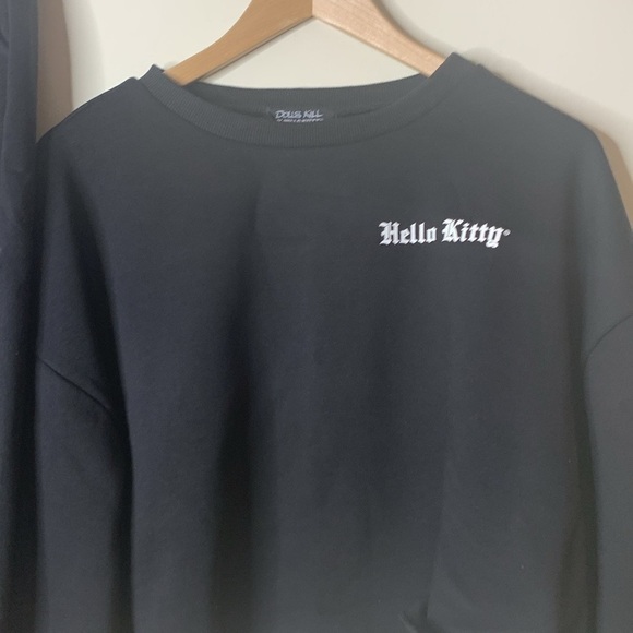 Dolls Kill Hello Kitty 3 Piece Sweatpants Sweatshirt XXL Emily the Strange Tote - Picture 15 of 17